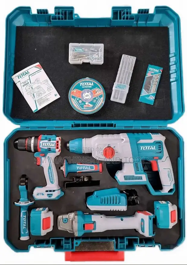 Total TOSLI241198 Cordless 3-Piece Combo Kit - 1