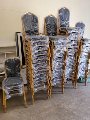 Brand New Blue & Gold Conference Chair