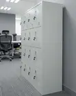 12-Locker Gym Storage Unit - Secure Steel Personal Cabinet - 4