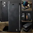 iPhone 11 Pro Max PU Leather Wallet Flip Case - Black - 2