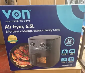 Von 6.5L Air Fryer - 12 Months Warranty