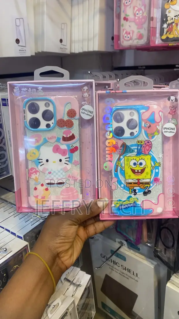 Cartoon Protective Phone Cases for iPhone 16 Pro Max - 1