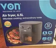 Von 6.5L Air Fryer with Glass Window & Auto-Off - 1