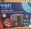 Von 6.5L Air Fryer with Glass Window & Auto-Off - 2