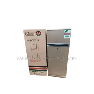 Volsmart 118L Fridge Mlango Mbili Nyeupe