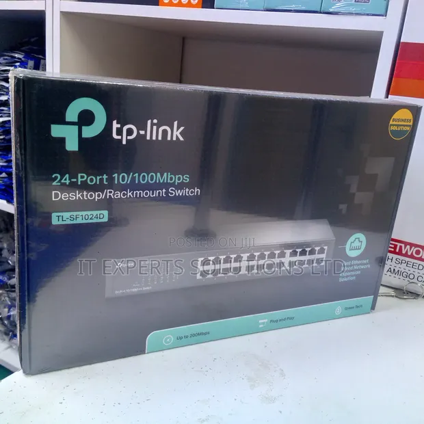 Brand New TP-Link 24-Port 100Mbps Unmanaged Switch - 1