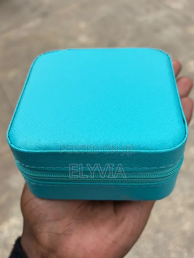 Peacock Blue Jewelry Box - 1