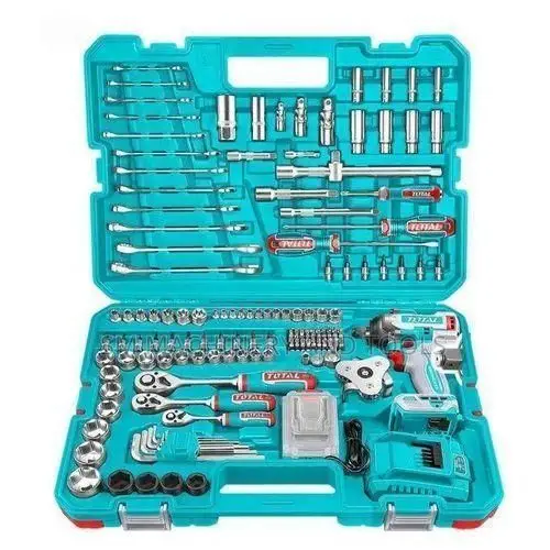 Total 152 Pcs Cordless Impact Wrench Toolset - 1