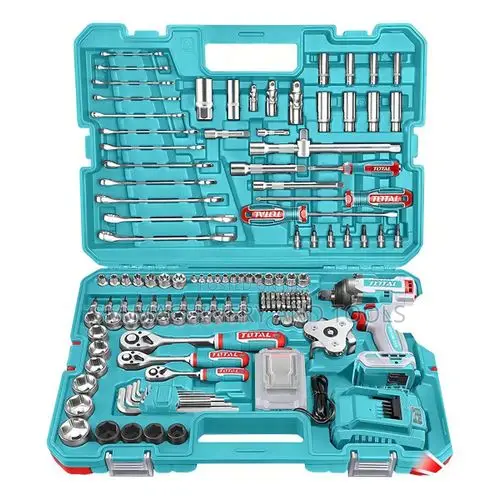 Total 172 Pcs Cordless Impact Wrench Tool Set - 1