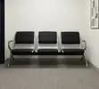 Padded 3-Person Bench - Office Reception Waiting Seat - 3