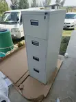 4-Drawer Metallic Filing Cabinet - White - 3