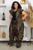 Palazzo Pants and Kimono Set - 4