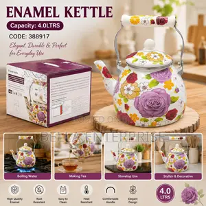 4.0L Enamel Kettle - Brand New