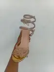 Butterfly Spiral Kitten Heel Shoes - 1