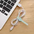 10PCS Reusable Silicone Cable Ties - Rangi Mbalimbali - 4
