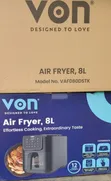Von 8L Digital Air Fryer - Large Capacity, Slim Design - 1