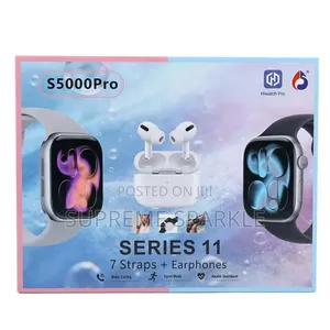 S5000Pro Series 11 Smartwatch with Wireless Earbuds