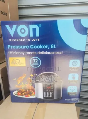 Von 6L Electric Pressure Cooker - 15-in-1 Multi Function