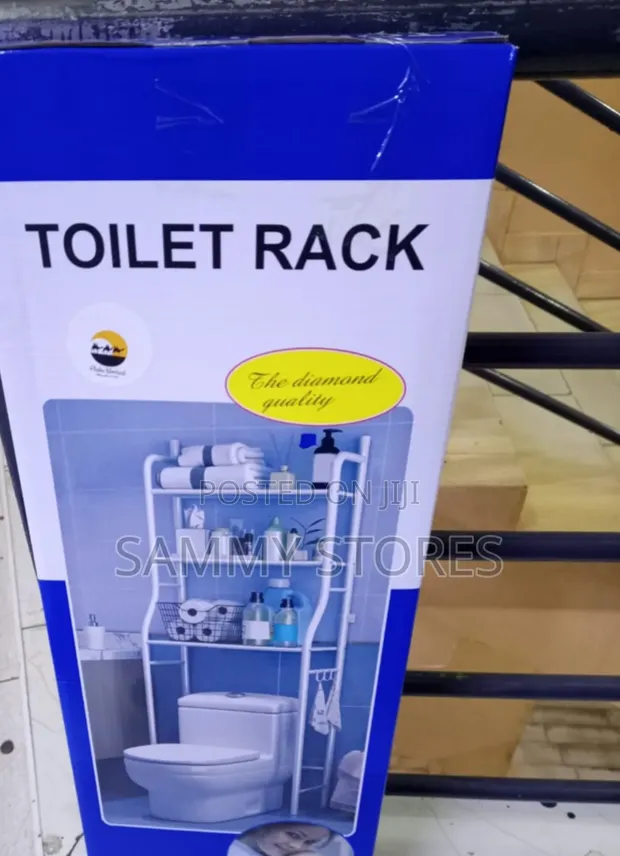 Space-Saving Bathroom Storage Rack - 1