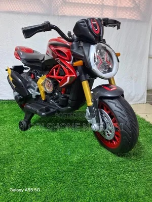 Kids' 12V Electric Ride-on Sport Motorcycle (Ages 3-12)