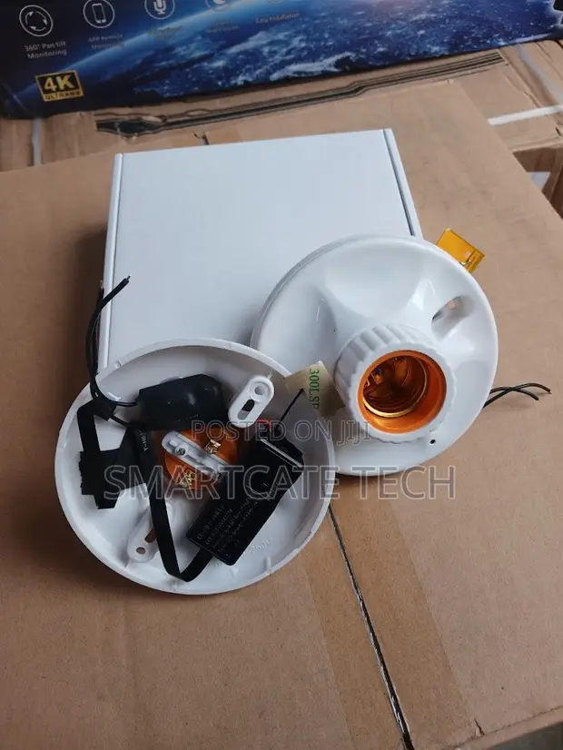 Full HD Bulb Camera - Mwonekano wa 360° na Utambuzi wa Mwendo - 1