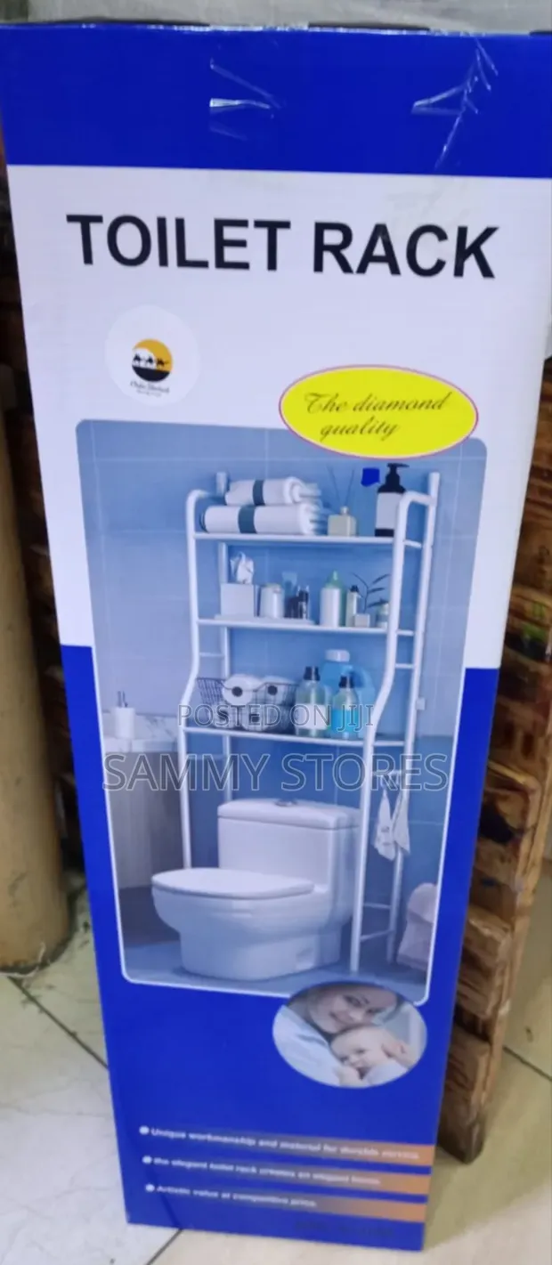Toilet Rack Bathroom Storage Organizer - 1
