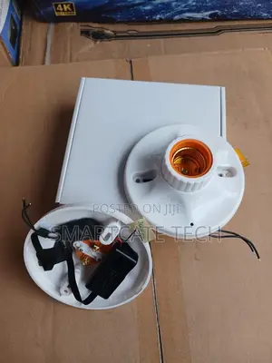 Smart LED Bulbholder CCTV Camera - Motion Detection, Night Vision