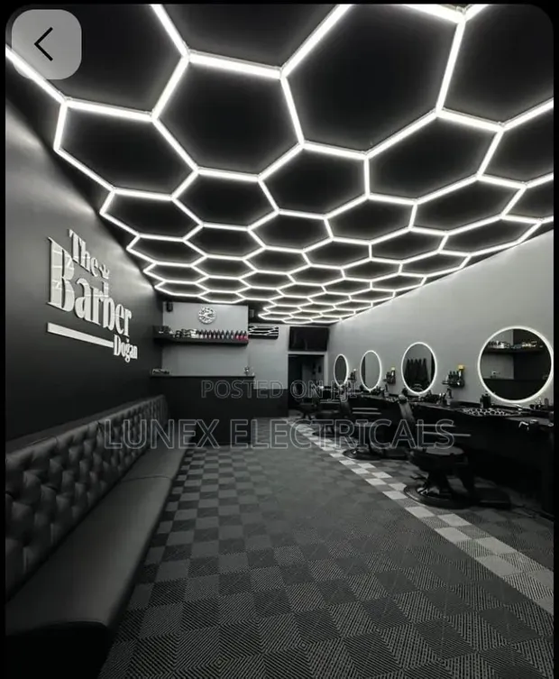 Hexagon Light for Shops, Salons, Carwash - 1