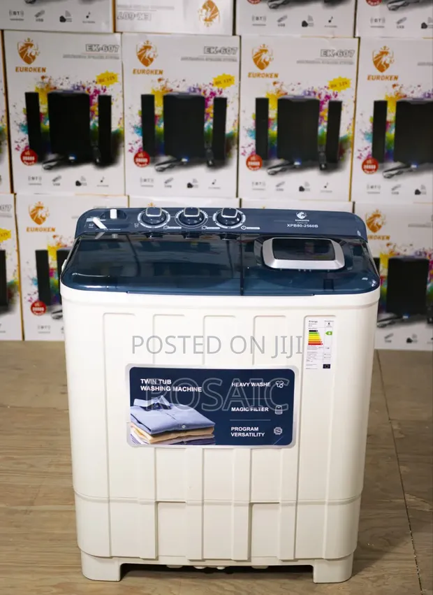 Euroken Twin Tub Washing Machine - Heavy Wash - 1