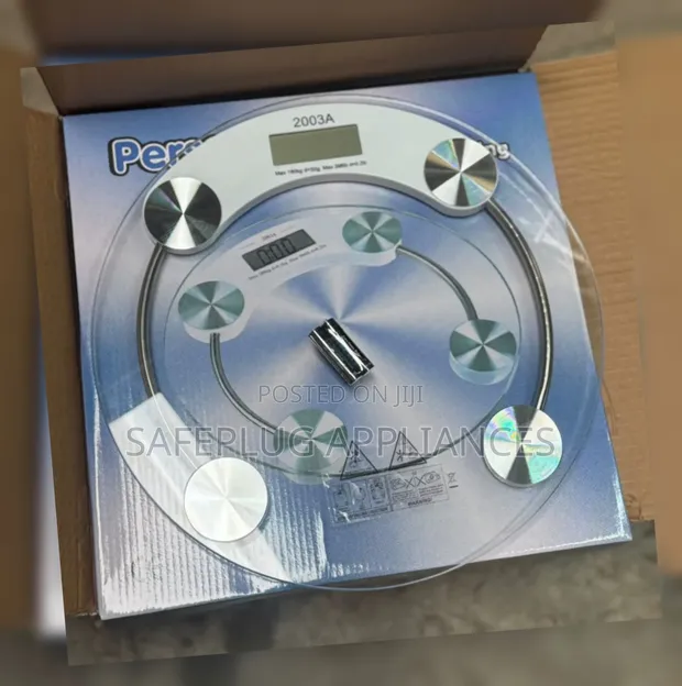 Sleek Glass Digital Bathroom Scale - 1