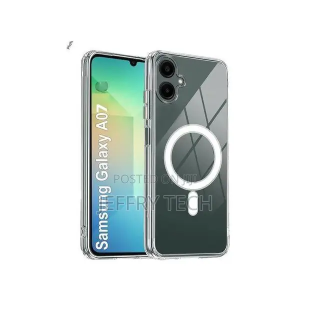 Samsung Galaxy A07 Shockproof MagSafe Transparent Back Case - 1