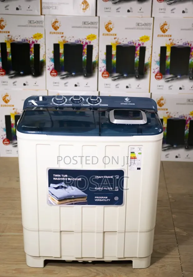 Euroken Twin Tub Semi-Automatic Washing Machine - 1