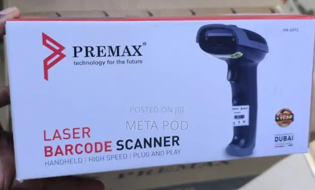 Premax BR-72 1D Laser Barcode Scanner - 1