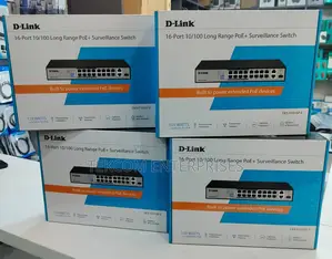 D-Link DES-F1016P-E Switch ya PoE+ 16-Port Isiyosimamiwa
