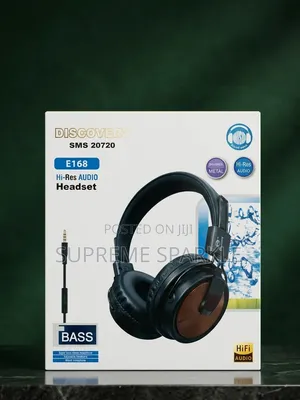 Discovery E168 Wired Over-Ear Headphones