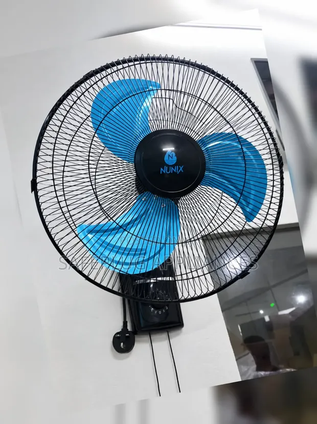 18-Inch Nunix Wall Mounted Fan - Space Saving Cooling - 1