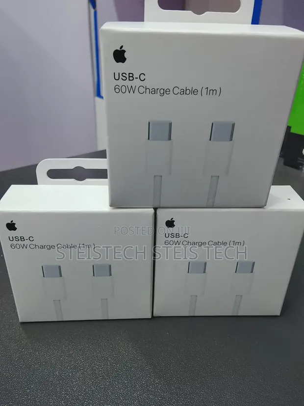 Apple Original USB-C 60W Charger Cable (1m) - 1