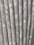 Taupe Beige Floral Jacquard Curtains - Brand New - 4