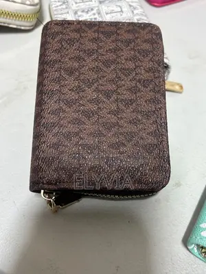 Designer Cardholder - Brown Faux Leather