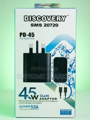 DISCOVERY PD-45 45W GaN Fast Charger C to C