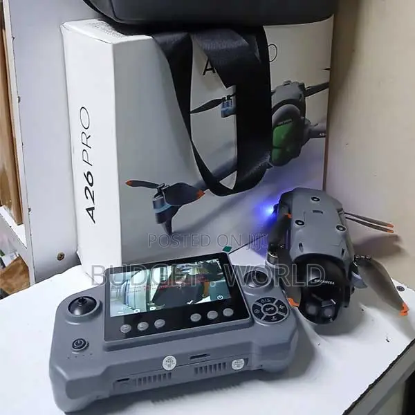A26 Pro GPS Drone Kamera ya 4K UHD, Kidhibiti cha Skrini cha 4.5" - 1