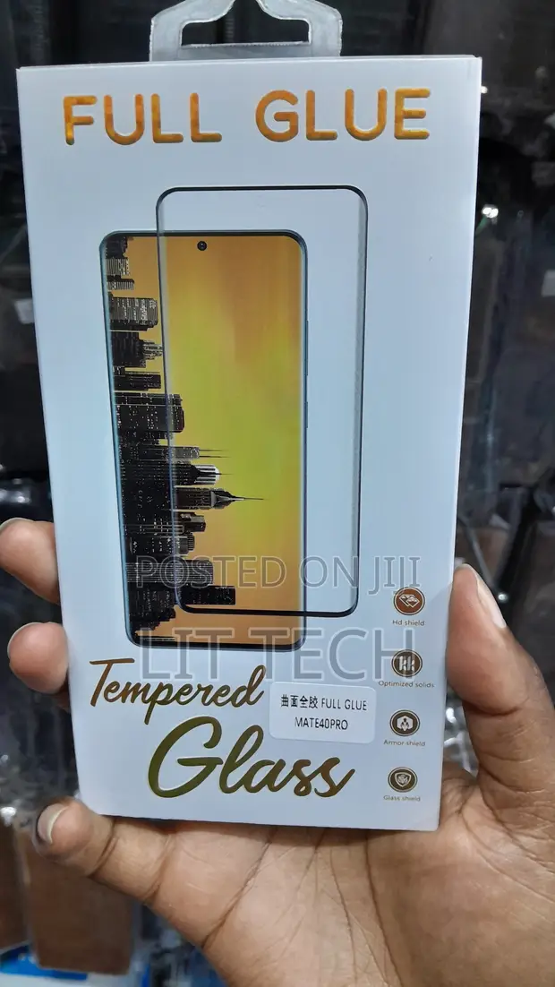 Huawei Mate 40 Pro / Mate 20 Pro Full Glue Screen Protector - 1