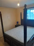 Mahogany Bed with Bedside Tables - 2