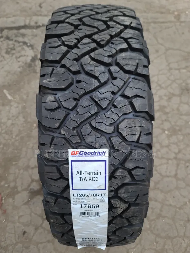 BF Goodrich LT 265/70 R17 AT/KO3 All-Terrain Tires - 1