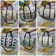 Multicoloured Small Leather Travel Duffle Bag - 1
