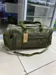 Jungle Green Large Multi-Pocket Canvas Travel Duffle Bag - 1
