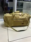 Jungle Green Large Multi-Pocket Canvas Travel Duffle Bag - 2