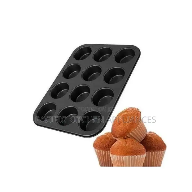 Non-Stick 12-Cup Muffin Pan - 1