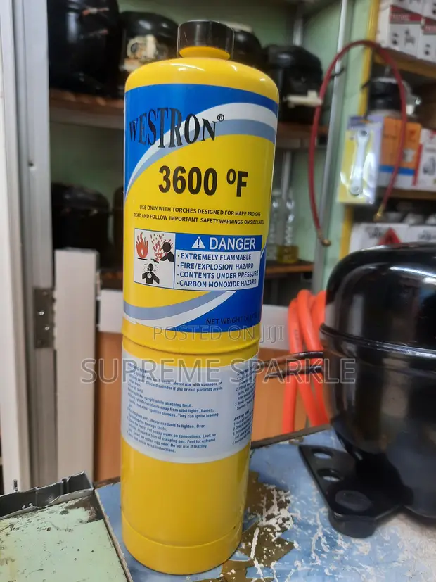 Estron MAPP Gas Cylinder 3600°F Soldering Torch Tank - 1