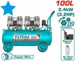 Total TCS Air Compressor 100L, 2x1200W (3.2HP) - 2